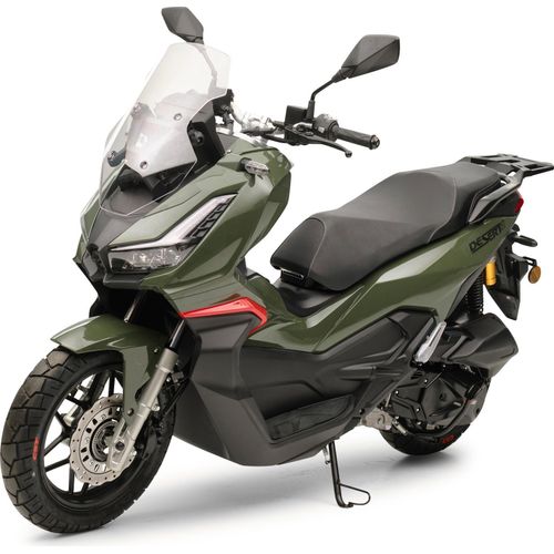 Motorroller Desert Grün 125 ccm ADV Kraftradtrad ABS Wassergekühlt Keyless Go