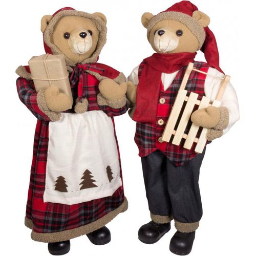 Dekobär 90cm Dekofigur Weihnachten