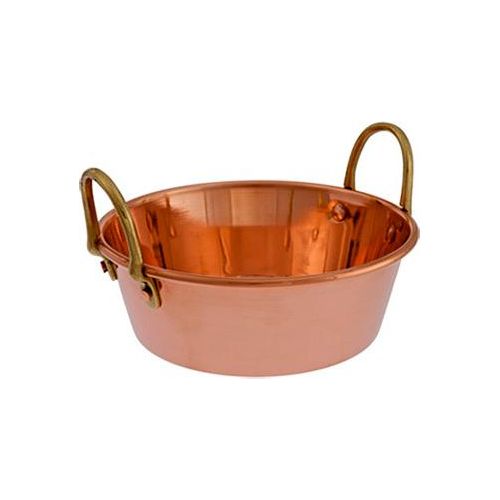 Topf, Marmeladentopf - Kupfer und Messing, Diameter:30 cm