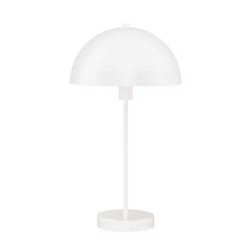 Zeitgenössische Schreibtischlampe Pilz Stahl Weiß 1 Licht E14