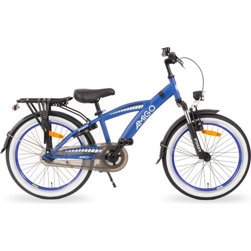 AMIGO Kinderfahrräder Jungen Roady 20 Zoll 27,5 cm Jungen Rücktrittbremse Blau