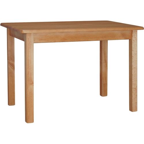 Tisch aus massivem Kiefernholz in der Farbe Alder 110 x 80 cm