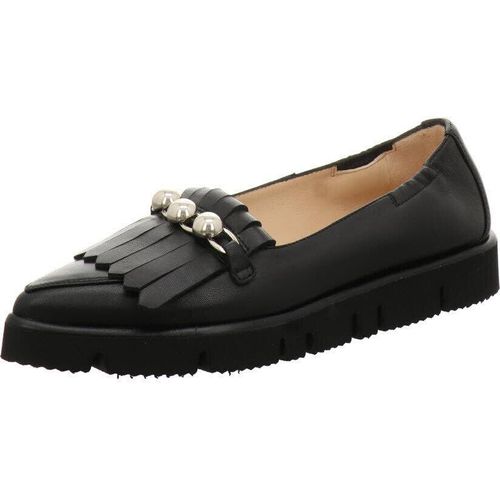 Peter Kaiser Slipper & Mokassin VELMA-PK, Glattleder, Schwarz, Damen