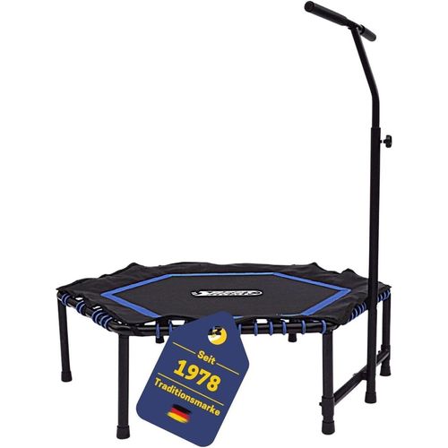 Best Sporting Fitness und Sport Trampolin mit Griff I hochwertiges Sport Trampolin Indoor I Fitness Trampolin 120 x 108 cm I Trampolin Fitness mit verstellbarem Griff I Sportgeräte Zuhause