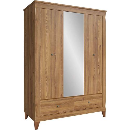 Schiebetürenschrank Bergen - Kleiderschrank - Schrank - Braun