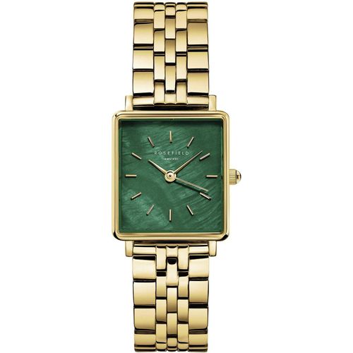 Rosefield BEGSG-Q050 - Boxy XS - Smaragdgold - Uhr