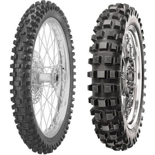 Paar Motorradreifen Pirelli 80/100-21 Mt16 Garacross Mst+120/100-18 Mt16 Garacross Nhs