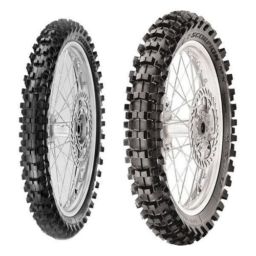 Paar Motorradreifen Pirelli 90/100-16 Mx S + 90/100-16 Mx32 Mid S