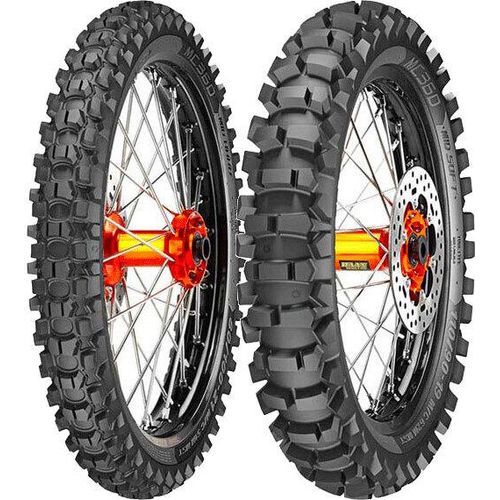 Paar Motorradreifen Metzeler 90/90-21 Mc360 Mid H Mst + 110/90-19 Mc360 Mid H Nhs