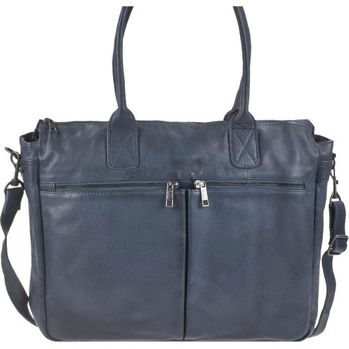 Shopper Leder Handtasche Umhängetasche 45x32cm 