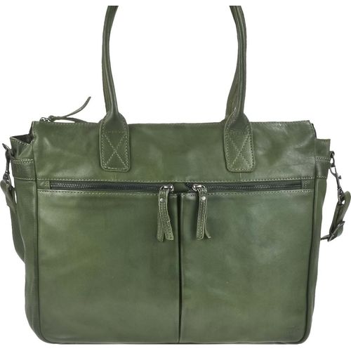 Shopper Leder Handtasche Umhängetasche 45x32cm 