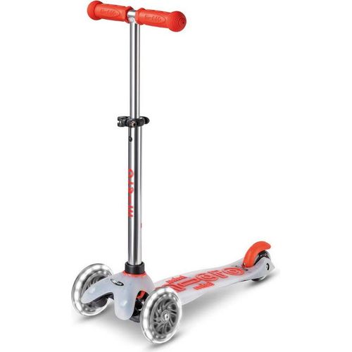 Mini Micro Kinderroller DELUXE FLUX LED red 2-5 Jahre