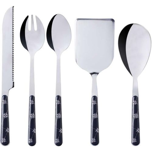 Besteck Set Koch- und Küchen Set 5 teilg, Serie Northwind, Edelstahl und Kunststoff