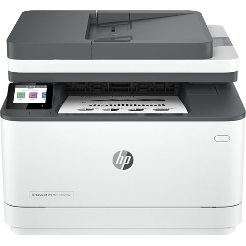 HP LaserJet Pro 3102fdw Wireless Multifunction Schwarzweiß Drucker, Kopierer, Scanner; Duplex