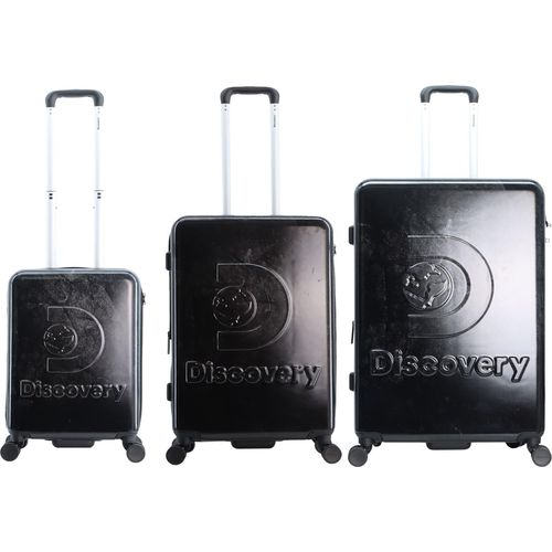 Discovery Kofferset Discovery mit vollständig gefüttertem Innenraum Black One Size