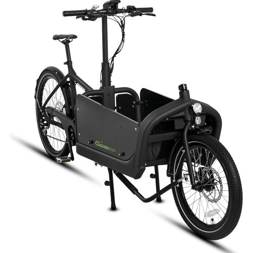 SachsenRAD E-Lastenrad T10 Caribou, Flexible Transportbox mit Versteckter,Abschließbarer Box mit LCD Display und StVZO-Zugelassung für Kindertransport