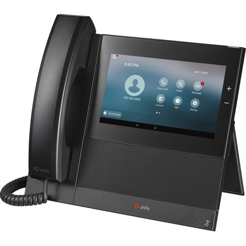 HP Poly CCX 600 for Microsoft Teams - VoIP-Telefon mit Rufnummernanzeige/Anklopffunktion