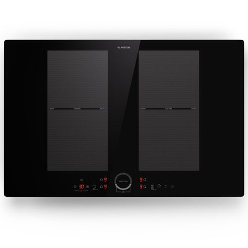 Klarstein Induktionskochfeld 4 Platten, Einbau-Induktionskochfeld mit 4 Kochfelder, 7000 Watt Induktionskochfeld, Induktion Kochfeld mit Touch-Bedienfeld & Timer, Effizienter Elektro Induktions-Herd