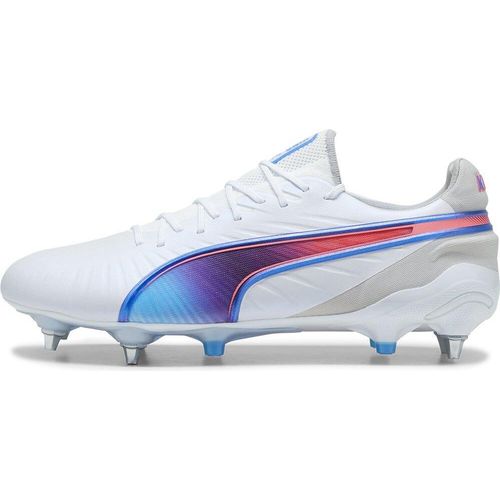 Puma King Ultimate Mxsg - puma white-bluemazing-flat lig, Größe:10.5