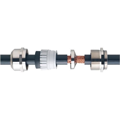 Wiska EMSKV 50 EMV-S Messing EMV-Kabelverschraubung, M50, IP68, Zugentlastung, Messing (10102279)