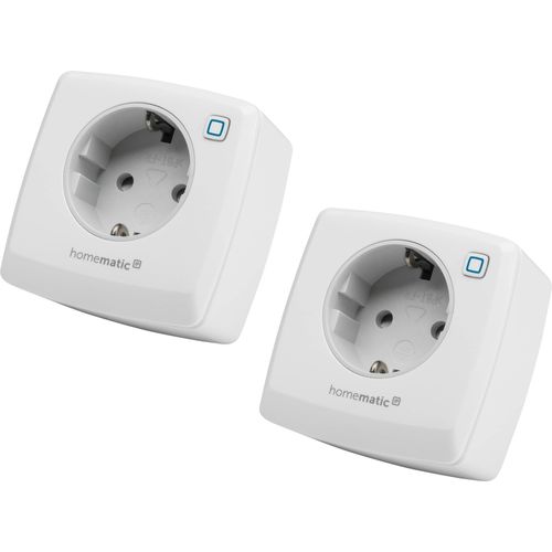 HOMEMATIC IP 157337A0, Schalt-Messsteckdose, 2 Stück