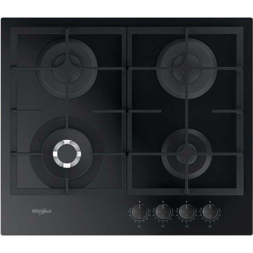 Whirlpool Aktl 629/nb1 Gasherd 60 Cm 4 Brennern Schwarz Schwarz One Size