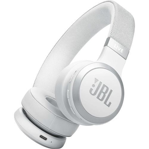 JBL Live 670NC Weißer Bluetooth-Kopfhörer