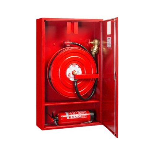 UP Wandhydrantenschrank Typ S Wandhydrant, inkl. Feuerlöscherfach unten