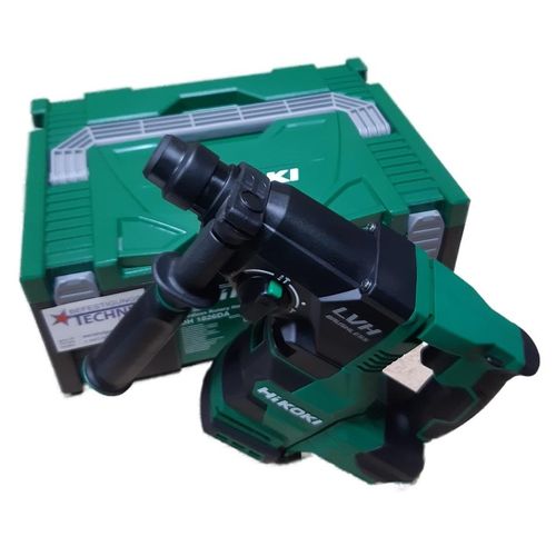 HIKOKI 18 Volt DH1826DA Akku Kombi Bohrhammer Meißelhammer W2Z SDS plus Basic + Koffer
