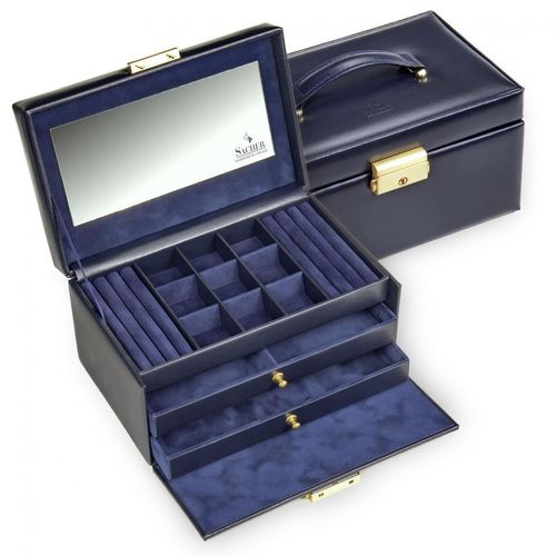 25.301.014023 - Schmuckkasten Elly acuro navy Leder