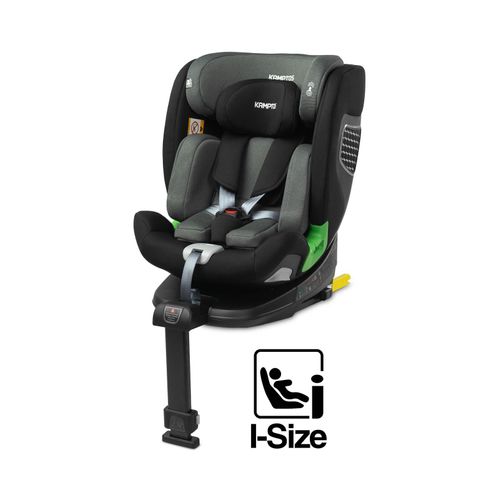 CARETERO Kamptos 360 Grad Drehbarer Kinderautositz, ISOFIX - Grau