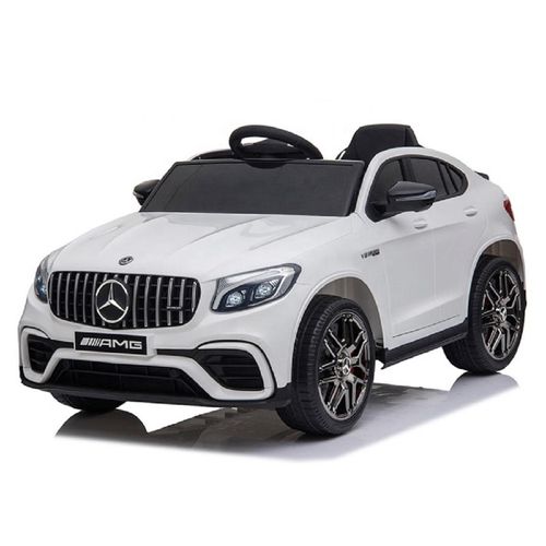 Kinder Elektroauto Mercedes Benz GLC63 S 12v, 2 Motoren+Audio+FB,weiss