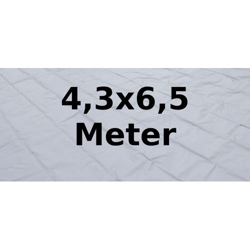 ALEOS. Bodenplane PVC 4,3 x 6,5 Meter grau