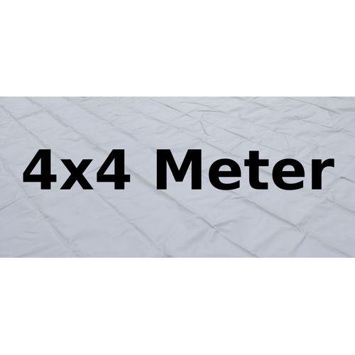 ALEOS. Bodenplane PVC 4 x 4 Meter grau