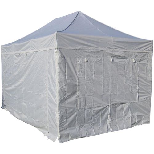 3x4,5m ALU Profi Faltzelt Marktzelt Marktstand Tent 40mm QUAD mit Metallgelenken und FEUERHEMMENDEN PLANEN von AS-S