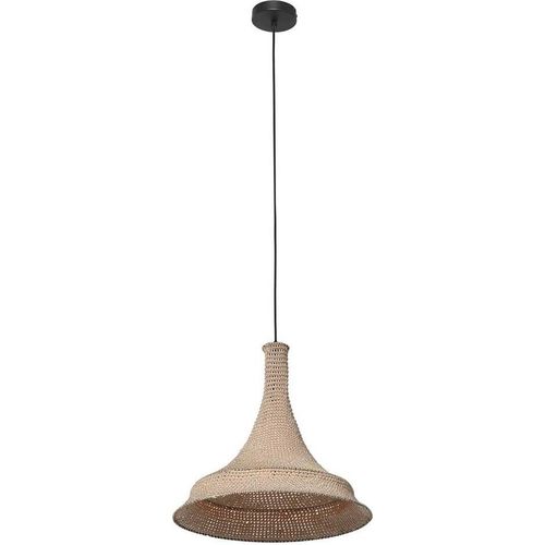 Pendelleuchte, Braun, H 155 cm