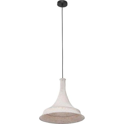 Pendelleuchte, Weiß, H 155 cm