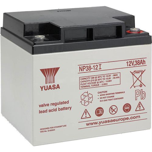 Yuasa NP38-12I-FR 12V 38Ah Bleiakku / AGM NP 38-12 VdS
