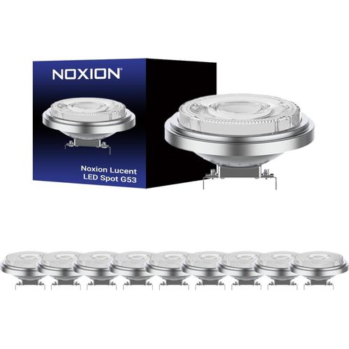 Mehrfachpackung 10x Noxion Lucent Led-Spot G53 AR111 7.2W 450lm 40D - 918-927 Dim To Warm | Höchste Farbwiedergabe - Dimmbar - Ersatz Für 50W