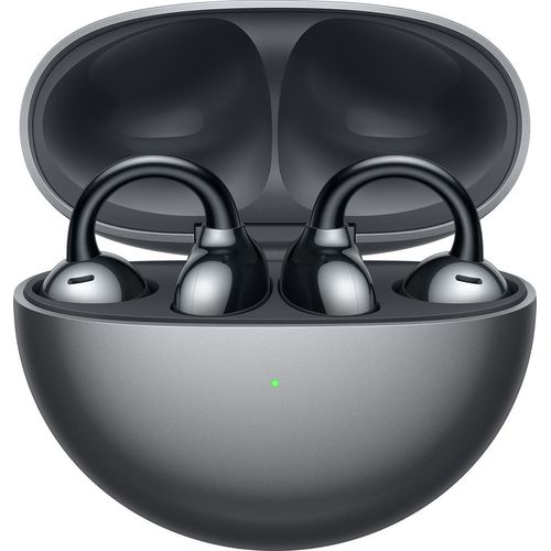 Huawei FreeClip Kopfhörer Schwarz mit Doppelmagnettreiber, kabellos