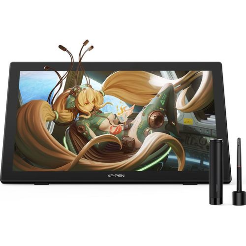 XPPen Artist 24 FHD Grafiktablett mit Display 23,8 Zoll Pen Display 127% sRGB Zeichentablett mit Ständer 60°Neigungserkenung für digitales Zeichnen