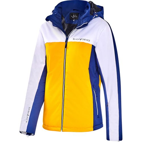 Black Crevice Damen Skijacke blau/gelb 36