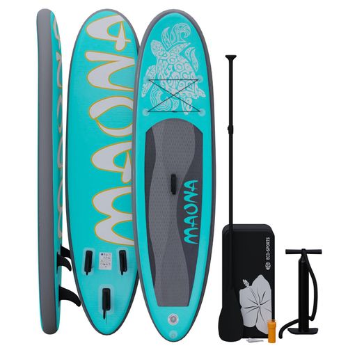 Aufblasbares SUP Stand Up Paddle Board Maona Schildkröte Turtle Surfbrett 308 cm Türkis