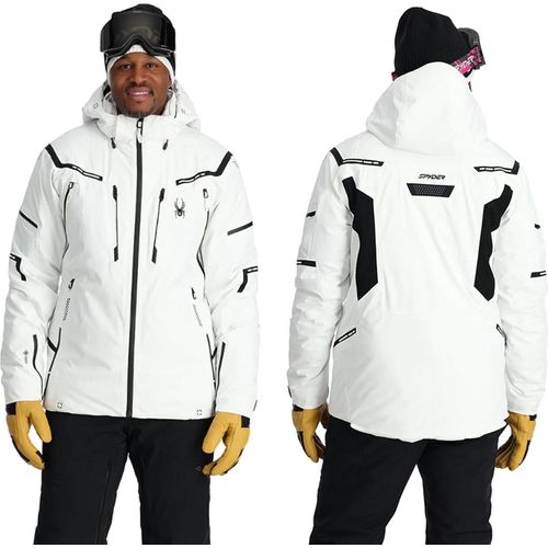 Spyder Pinnacle GTX Herren Skijacke Winterjacke 38SA075315 100 White : S Grösse - Bekleidung: S