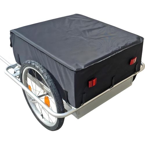 Fahrradanhänger Transportanhänger Cargo Trailer - Red Loon Cargo T4 - Fahrrad Transport Anhänger - Alu Wanne - Aluminium Felgen - 144 Ltr - Premium