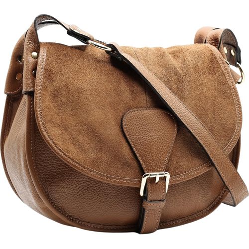 Schultertasche Roxy Italy, Echt Leder von collezione alessandro