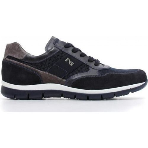 Nero Giardini kenia blue kombi. Herren Sneaker in Blau, Größe 42