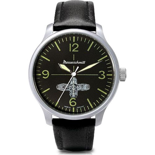 Aristo Herren Messerschmitt Uhr Boxer-Uhr ME-Boxer-RT Leder