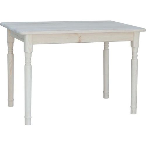 Tisch II aus massivem Kiefernholz unbehandelt 90 x 60 cm