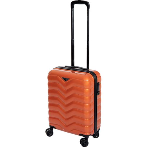 Handgepäck Hartschalentrolley Koffer V Orange Rollenkoffer 55 cm Cavalet Bowatex
